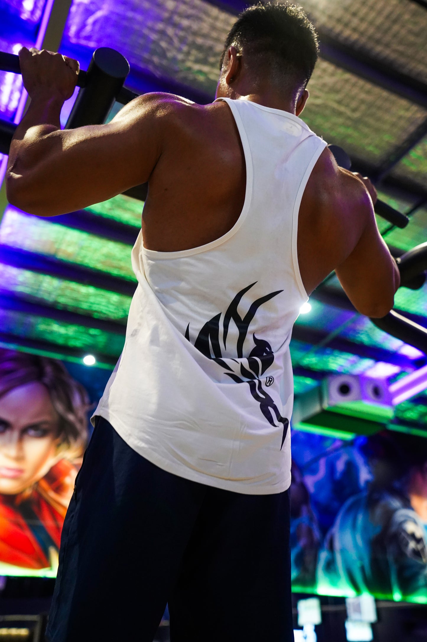 Bird of Prey White Singlet