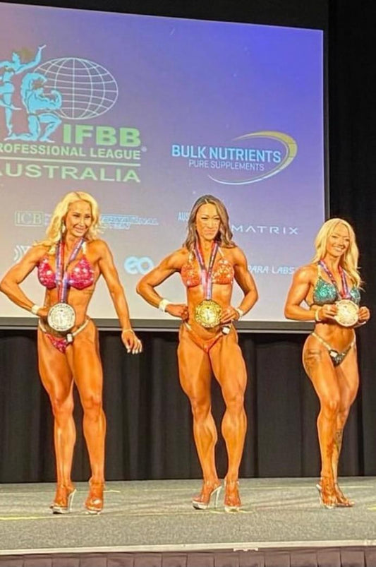 Athlete of HypermorphX™ enters the IFBB 2022 Wellness Season B won a few awards in her first ever competition.